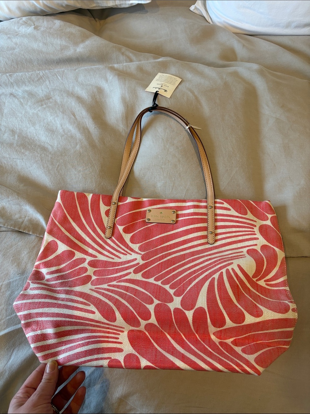 NWT Kate Spade Florence Broadhurst Coral Tote